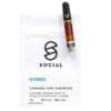 Social - Honey Oil Cartridge (1ML) - Hybrid Social - Honey Oil Cartridge (1ML) - Hybrid