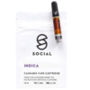 Social - Honey Oil Cartridge (1ML) - Indica Social - Honey Oil Cartridge (1ML) - Indica
