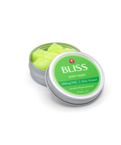 Bliss - THC Gummies (250mg) - Green Apple Bliss - THC Gummies (250mg) - Green Apple