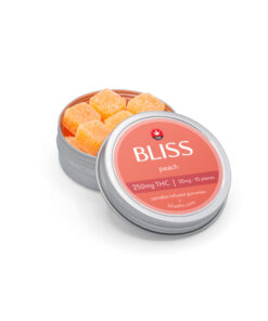 Bliss - THC Gummies (250mg) - Peach Bliss - THC Gummies (250mg) - Peach