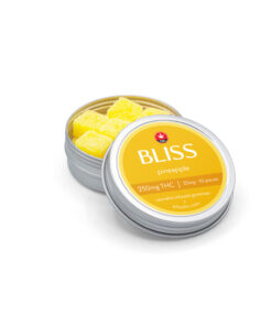 Bliss - THC Gummies (250mg) - Pineapple Bliss - THC Gummies (250mg) - Pineapple