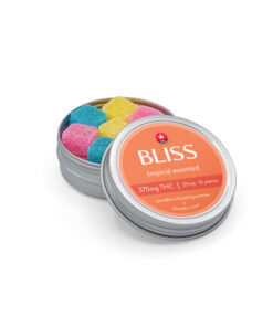 Bliss - THC Gummies (375mg) - Tropical Assorted Bliss - THC Gummies (375mg) - Tropical Assorted