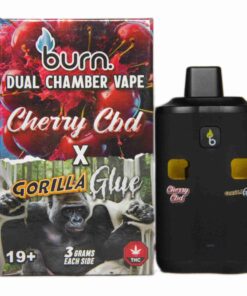 Burn Dual 6g Vape - Cherry CBD + Gorila Glue