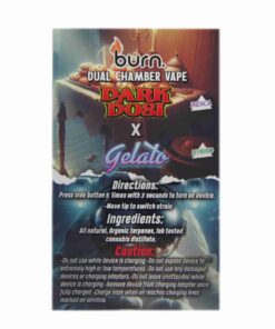 Burn Dual 6g Vape - Dark Dosi + Gelato Burn Dual 6g Vape - Dark Dosi + Gelato
