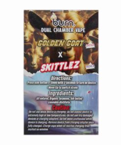 Burn Dual 6g Vape - Golden Goat + Skittlez Burn Dual 6g Vape - Golden Goat + Skittlez