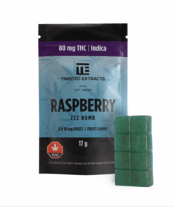 Twisted Extracts - Jelly Bombs 80mg - Blue Raspberry (Indica)