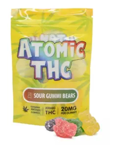 Atomic THC Gummies (200mg) - Sour Gummi Bears