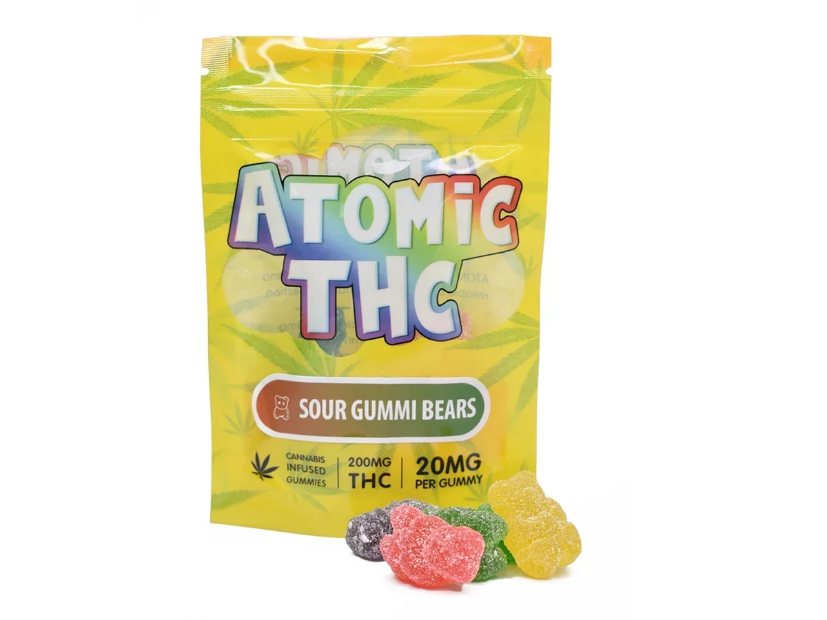 Atomic THC Gummies (200mg) - Sour Gummi Bears Atomic THC Gummies (200mg) - Sour Gummi Bears