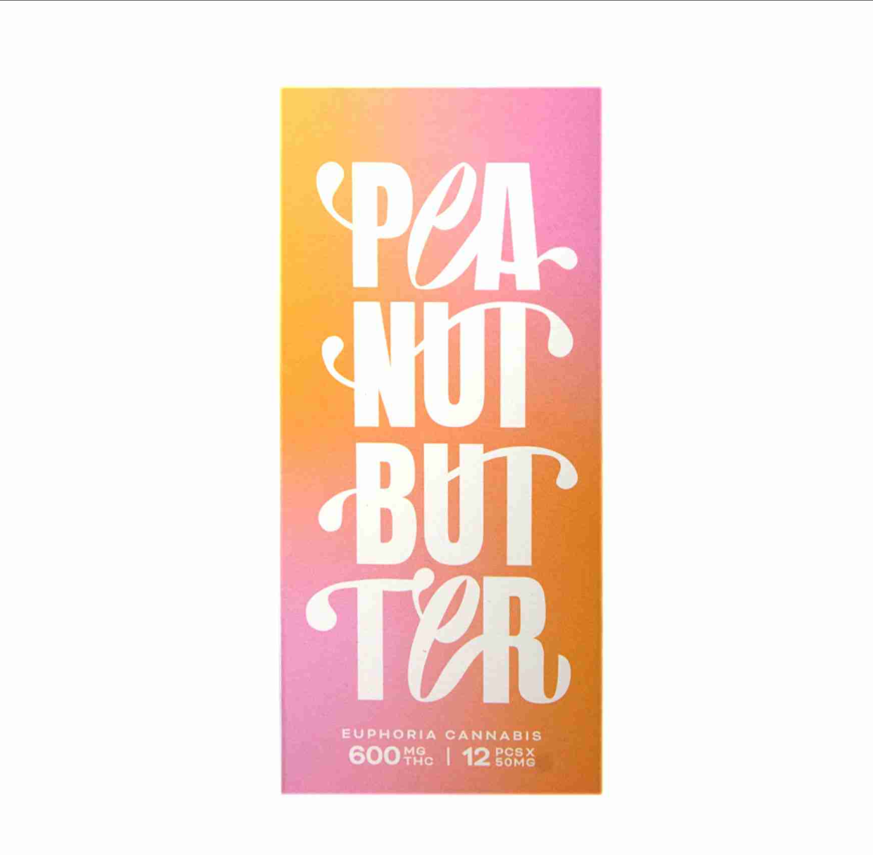Euphoria Cannabis THC Chocolate 600mg - Peanut Butter Euphoria Cannabis THC Chocolate 600mg - Peanut Butter