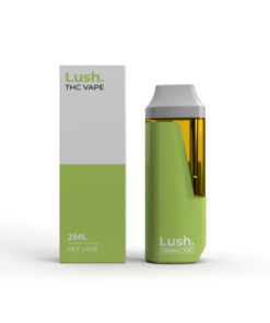 Lush - Discreet THC Disposable Vape (2 Grams) - Key Lime (Indica)