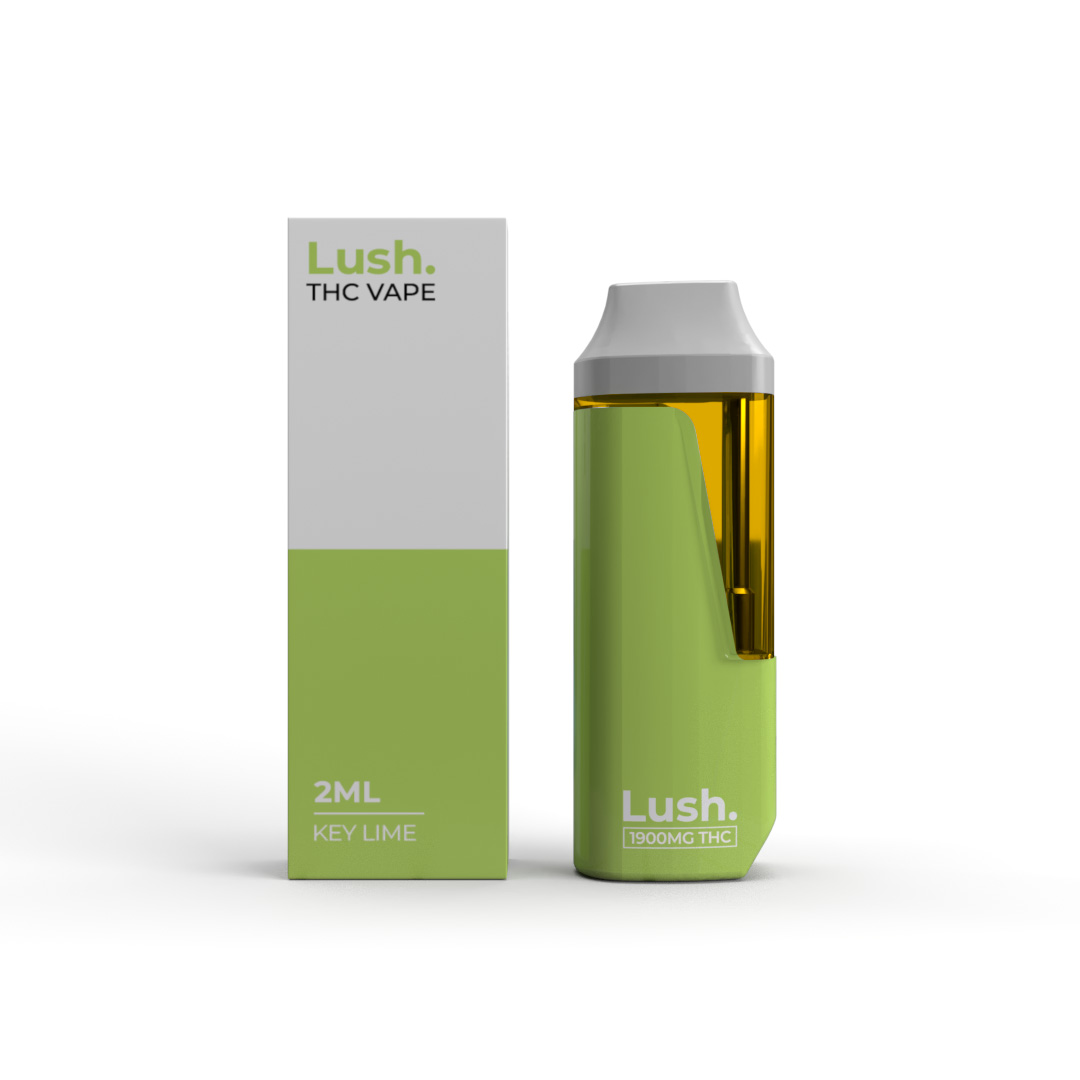 Lush - Discreet THC Disposable Vape (2 Grams) - Key Lime (Indica) Lush - Discreet THC Disposable Vape (2 Grams) - Key Lime (Indica)