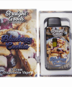 Straight Goods 3g Vape - Blueberry Cookies (Indica)