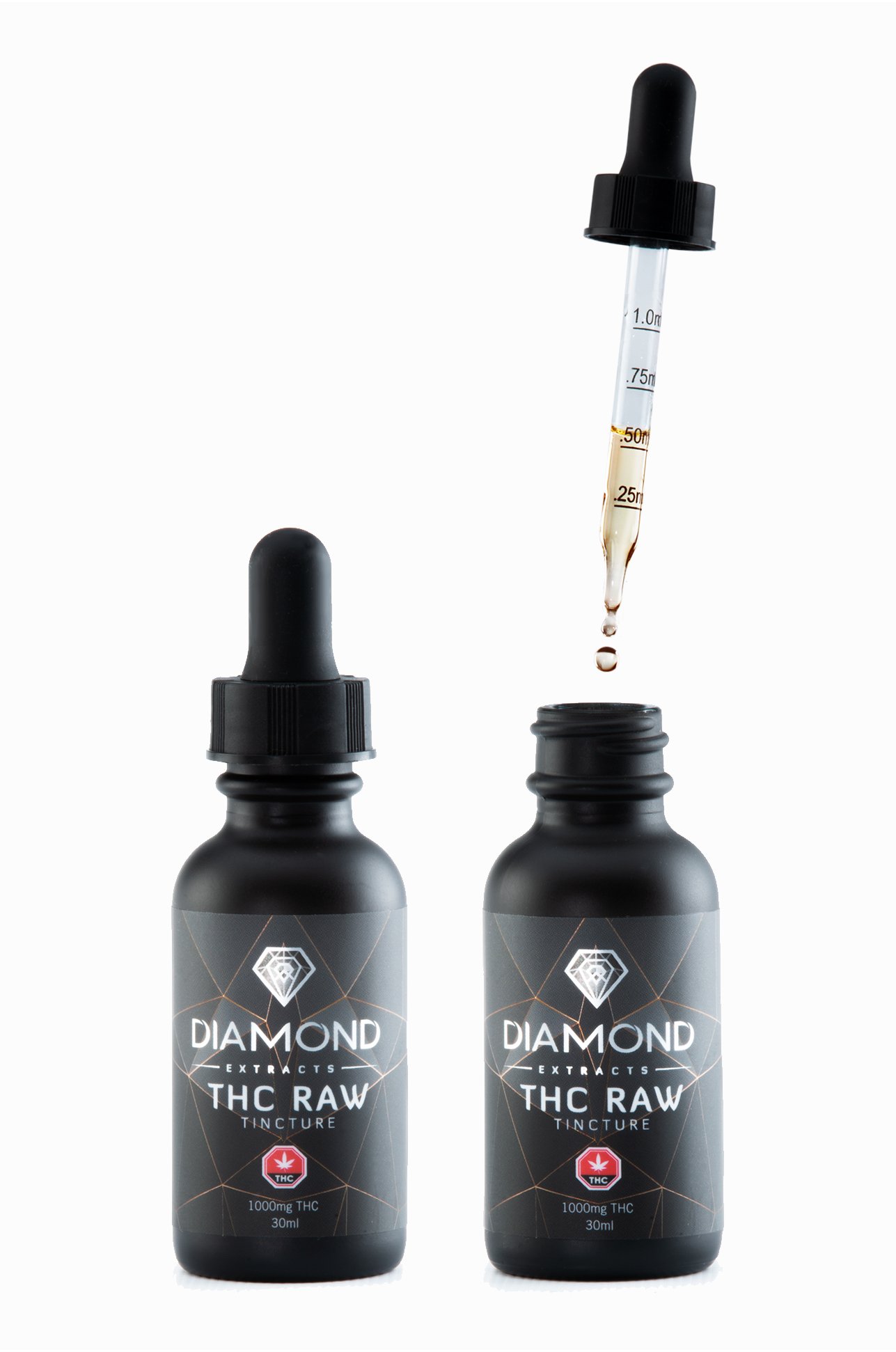 Diamond THC Tinctures 1000mg - Raw Diamond THC Tinctures 1000mg - Raw