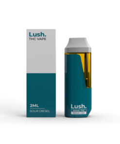 Lush - Discreet THC Disposable Vape (2 Grams) - Sour Diesel 1:1 (CBD/THC)