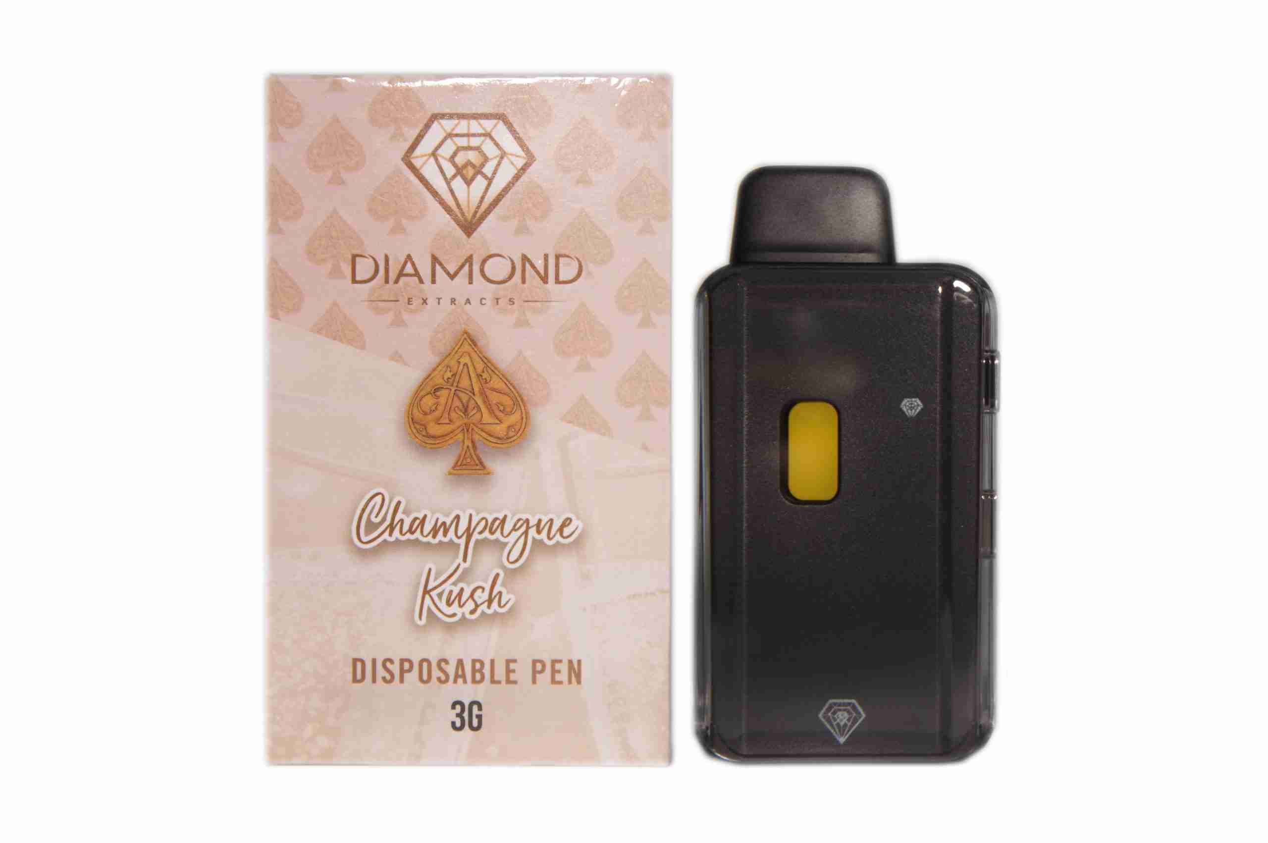 Diamond Disposable Vapes 3g - Champagne Kush (Hybrid) Diamond Disposable Vapes 3g - Champagne Kush (Hybrid)