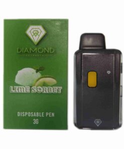Diamond Disposable Vapes 3g - Lime Sorbet (Indica)