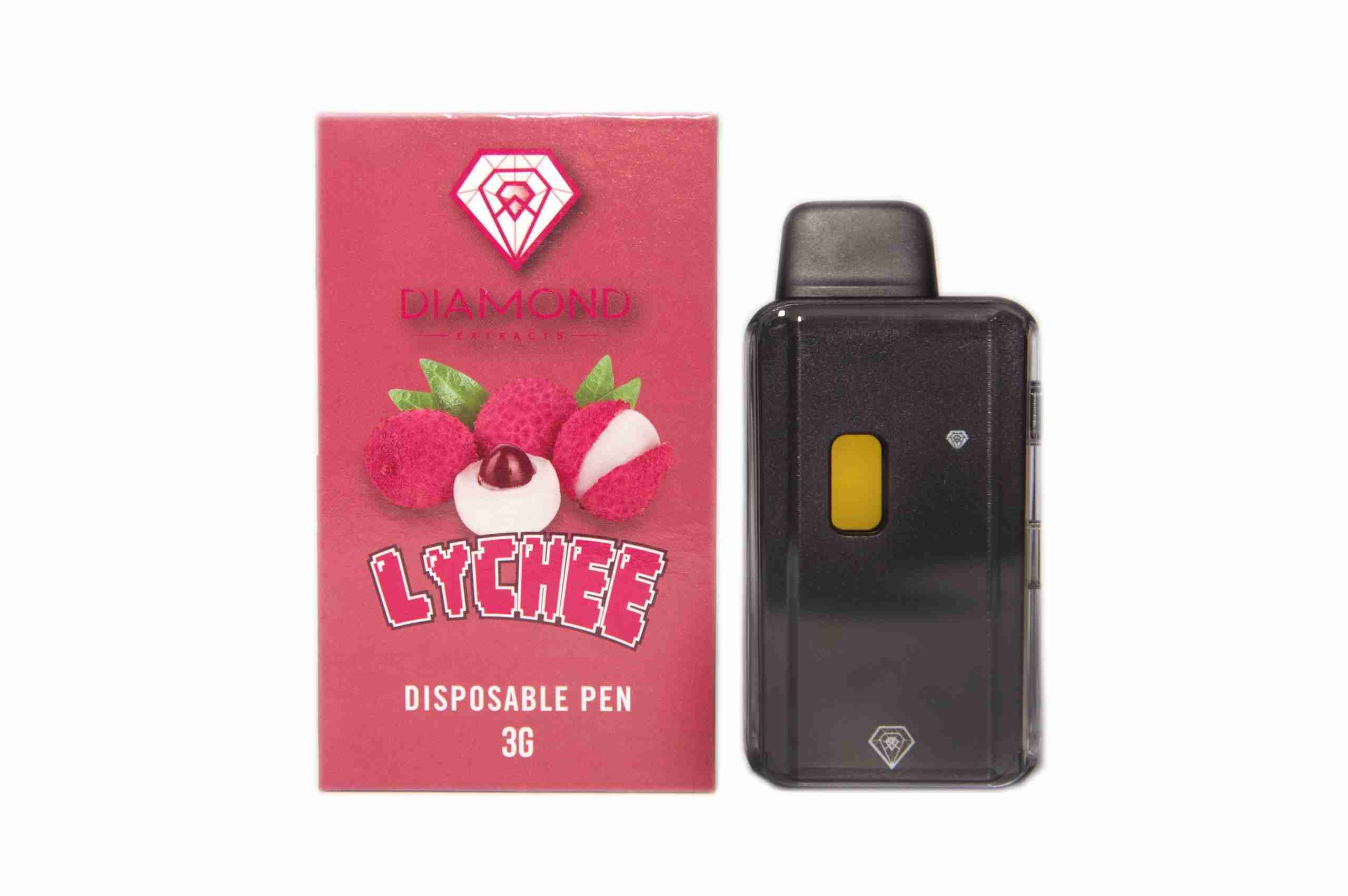 Diamond Disposable Vapes 3g - Lychee (Indica) Diamond Disposable Vapes 3g - Lychee (Indica)