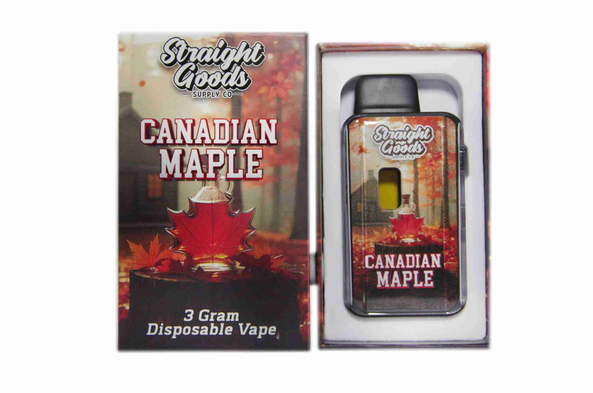 Straight Goods Vape (3g) - Canadian Maple (Hybrid) Straight Goods Vape (3g) - Canadian Maple (Hybrid)
