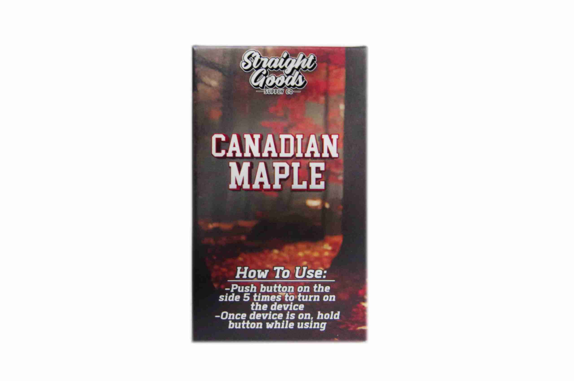 Straight Goods Vape (3g) - Canadian Maple (Hybrid) Straight Goods Vape (3g) - Canadian Maple (Hybrid)