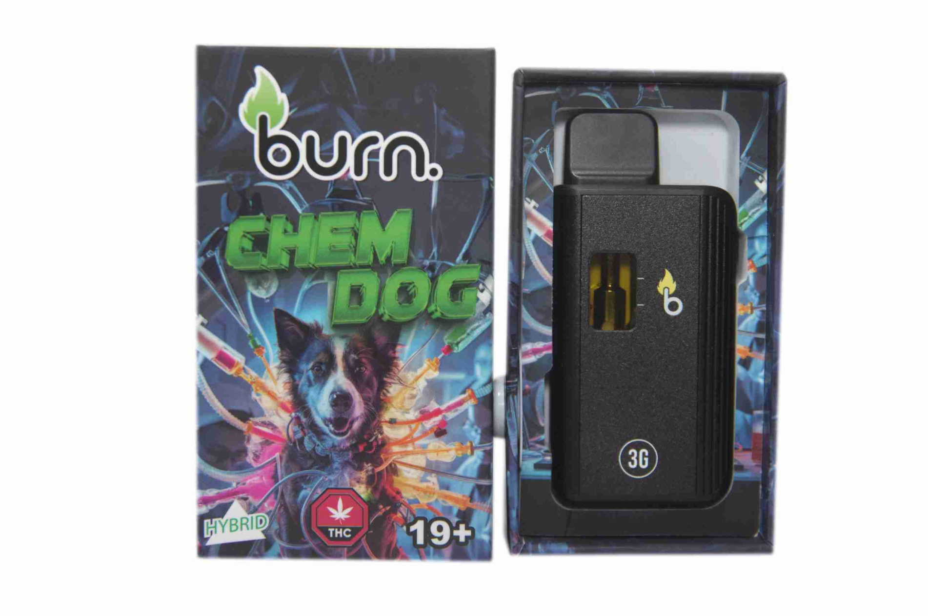Burn Disposable Vape (3g) - Chem Dog (Hybrid) Burn Disposable Vape (3g) - Chem Dog (Hybrid)
