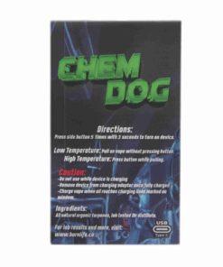 Burn Disposable Vape (3g) - Chem Dog (Hybrid)