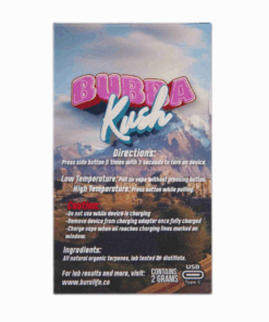 Burn Disposable Vape (2g) - Bubba Kush (Hybrid)