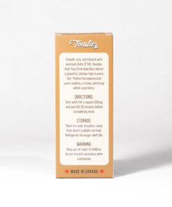 Toastiez High Dose THC Chocolate Bar - Milk Chocolate 1000mg