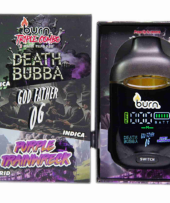 Burn Triple Combo (3g) - Death Bubba + Godfather OG + Purple Trainwreck