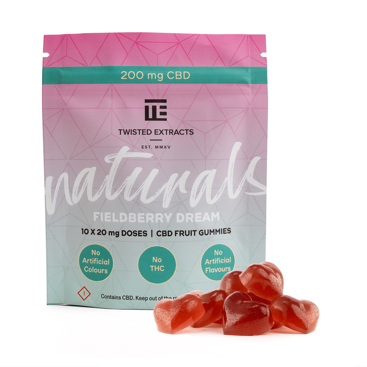Twisted Extracts - Naturals 200mg - Fieldberry Dream 200mg (CBD) Twisted Extracts - Naturals 200mg - Fieldberry Dream 200mg (CBD)